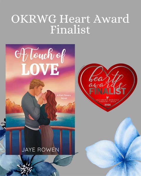 Oklahoma Romance Writers Guild Heart Award finalist badge